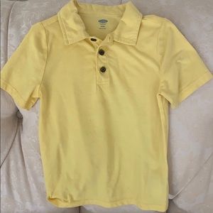 Boys yellow polo